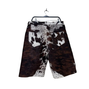New Style Custom Made Men Cowhide <b>Shorts</b> Solid Color Best Selling Summer Wear Cowhide <b>Shorts</b> For Outdoor Wear - Product Image 4