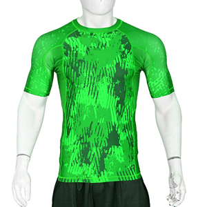 Custom Men Short Sleeve Rash Guard Sublimation BJJ MMA Fight <b>Shirt</b> Quick Dry Breathable Gym Fitness <b>Compression</b> Base Layer Top - Product Image 1