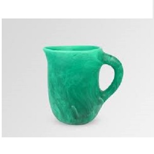 Resin Classic <b>Green</b> Mug with Handle Water Pot Kettle Drinkware 1.5L Eco-Friendly <b>Microwave</b> Safe - Product Image 6