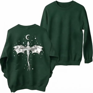 GREEN Custom Letter Printed Women's O-Neck Lantern Sleeve Velour Sweatshirt Casual Streetwear Winter Breathable Nylon/Cotton - Product Image 1