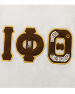 Pull personnalisé en coton brodé Alpha, respirant, pour femme, style universitaire grec Alcorn Omega Phi, idéal pour l'hiver - Product Image 2