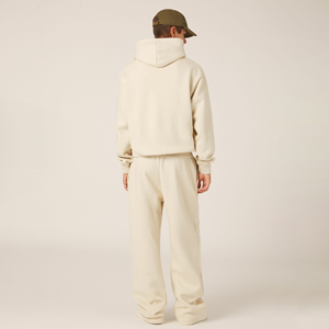 New Arrival <b>Men</b> Sweat-Suit Set Long Sleeve Pullover Boxy Fit Hoodie high waist <b>jogger</b> pant Set Cotton/<b>Polyester</b> Tracksuits <b>Men</b> - Product Image 2