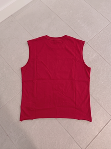 Camiseta sin mangas para hombre con estampado gráfico personalizado, dobladillo sin rematar, ajuste holgado, de algodón, para gimnasio, ropa urbana, informal, de verano, estilo musculoso - Product Image 3