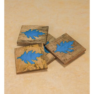 Sous-verres en résine de bois de manguier en gros |   Fabriqué à la main à Moradabad, Inde |   Vente en gros B2B - Product Image 2