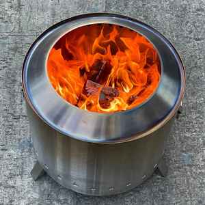 Estufa de gas natural portátil para exteriores Skies Trader, estufa de patio de metal, estufa para barbacoa, estufa para fogatas de jardín con puerta para cenizas - Product Image 6