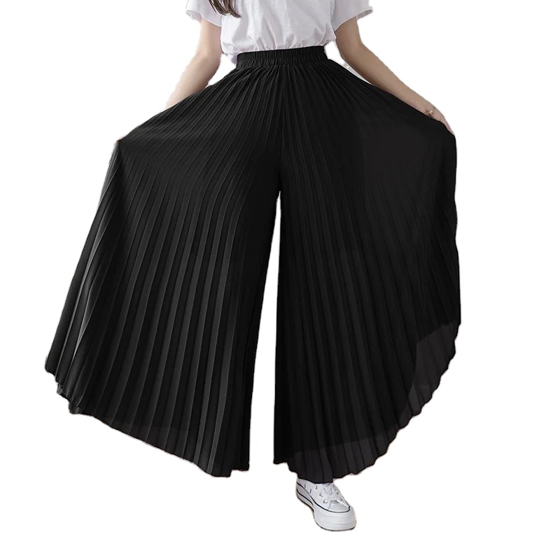 Best Selling Chiffon Palazzo Pants High Waist Wide Leg Floral Print