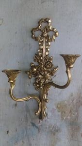 Jansons and Company Contemporary Oval Brass <b>Wall</b> <b>Sconce</b> with Ornate Mirror & Crystal Candle <b>Light</b> for Hallway - Product Image 5