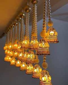 Guirlande décorative de fleurs artificielles de marguerites à pampilles pour mariage, mandap, scène, fête, festival, événement, maison, Diwali - Product Image 4