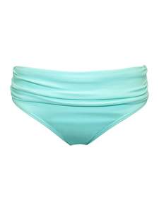 Ensemble 2 pièces Aqua : Débardeur taille haute et Culotte de bikini Free Spirit en tissu sculptant à effet ventre plat avec bord roulé - Product Image 3