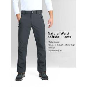 Contrast Trim <b>Men</b> Softshell Pants Color Accent <b>Sport</b> <b>Trousers</b> Stylish Finish Performance Athletic Outerwear Design - Product Image 4
