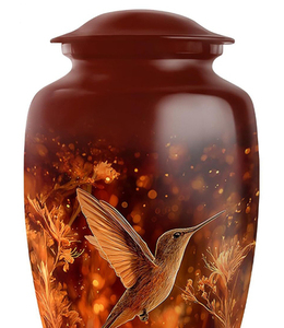 Urnas funerarias de latón para adultos, urnas hechas a mano para hombre y mujer, urnas decorativas de alta calidad. - Product Image 3