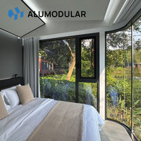 Hôtels modulaires de luxe en acier, unités d'hébergement pour complexes hôteliers, extérieur en aluminium, projet clé en main entièrement meublé pour l'industrie touristique