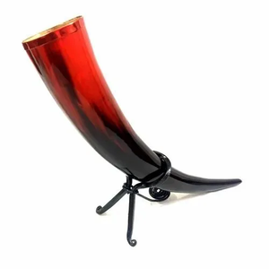 Cornes de buffle naturelles polies sur mesure, imperméables, pour fournitures vikings, cadeaux de Noël et du Nouvel An - Product Image 5
