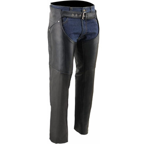 Women's Customized Color Premium Customizable 220g Motorcycle Rider <b>Chaps</b> Samroz All Seasons In-Stock W/Deep Hip Pockets/Back - Product Image 3