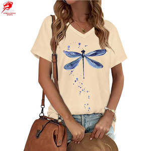 เสื้อยืดพิมพ์ลายสกรีนสำหรับผู้หญิง พรีเมียม เนื้อผ้าฝ้ายนุ่ม น้ำหนักเบา สวมใส่สบาย แฟชั่นลำลองสำหรับฤดูร้อน สไตล์สตรีท - Product Image 1