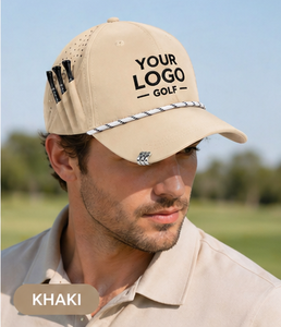 Sporty Golf <b>Hat</b> with Tee <b>Holder</b> & Rope Custom Logo Common Golf <b>Hats</b> for Men Women OEM Bulk Supplier - Product Image 6