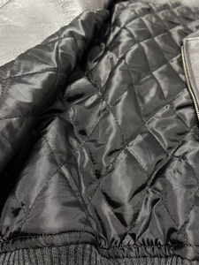 OEM Wholesale High Street American Retro Spice Girl Cotton <b>pilot</b> Thickened Distressed Leather Waterproof Men's Bomber <b>Jacket</b> - Product Image 4