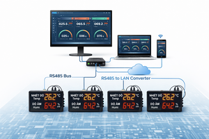 เซ็นเซอร์วัดอุณหภูมิและความชื้นในอุตสาหกรรมพร้อมจอแสดงผล LED |   AT-THMT-T – มีจำหน่ายแบบ OEM - Product Image 5
