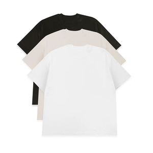 เสื้อยืดโอเวอร์ไซส์ OEM ODM ผ้าคอตตอนหนา 240 กรัม ทรงดรอปไหล่ สตรีทแวร์  ไม่มีลาย สกรีนโลโก้ได้  ยูนิเซ็กส์ สีขาวล้วน - Product Image 4
