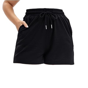 Shorts décontractés en molleton 100 % coton pour femme, respirants, très vendus, pour le sport et la détente, collection 2026 - Product Image 2