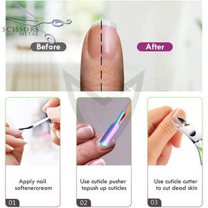 Nouvelles pinces à cuticules professionnelles Nghia de haute qualité en acier inoxydable C-01, outils de manucure pour doigts et orteils avec une large ouverture de mâchoire - Product Image 6