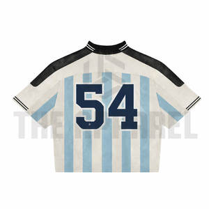 Maillot en maille pour hommes en gros, matière légère et respirante, style streetwear, logo personnalisé, service OEM - Product Image 2