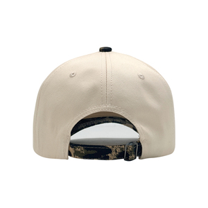 Casquettes de baseball BSCI personnalisées en gros, style camionneur à 5 panneaux, bicolores, à motif léopard camouflage feuilles, avec visière imprimée léopard et fermeture snapback - Product Image 5