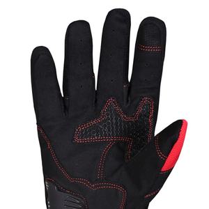 Deportes al aire libre dedo completo motocicleta Motocross guantes Unisex alta calidad piel de oveja fibra de carbono transpirable pantalla táctil - Product Image 4