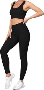 Ensemble de vêtements de sport pour femmes : leggings de compression et soutien-gorge de sport dos nu pour la course à pied et la gym - Product Image 4