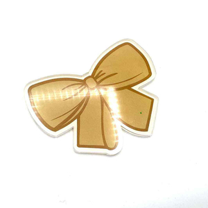 Cute Bowknot Acrylic Lash Tile Magnetic Eyelash Extension <b>Holder</b> Plate Custom Logo Gold Ribbon <b>Bow</b> Lash Palette Organizer Board - Product Image 2