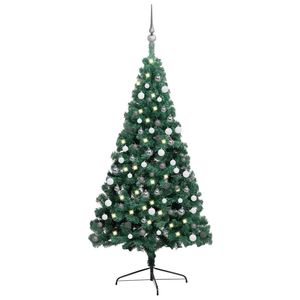 70.9 verde \ "albero di natale artificiale Pre-illuminato con Set di palline - Product Image 1