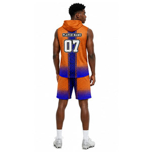 Uniforme de football 7v7 à manches courtes 100% polyester unisexe, style tendance, couleur unique, protection UV, respirant, service OEM - Product Image 3
