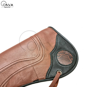 Guante de Cetrería de Cuero Vintage, Protección de Brazo Largo, Guantes para el Manejo y Entrenamiento de <span class=keywords><strong>Aves</strong></span>, Precio de Fábrica, Guantes de Talla Personalizada - Product Image 3