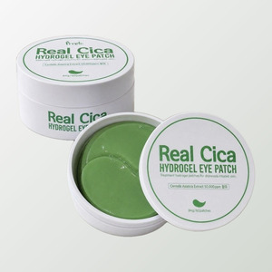 แผ่นมาส์กใต้ตา Prreti Korean Real Cica Hydrogel Eye Patches 60 ชิ้น ผลิตในเกาหลี แผ่นสีขาว เซนเทลล่า - Product Image 5