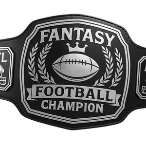 New Customized Fantasy Football Champion Belt Silver Edition Premium Sports Title FFL Trophy - Product Image 2