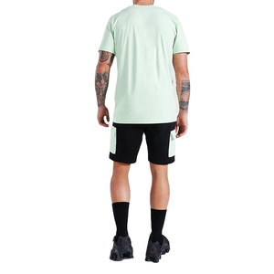 Ensemble de vêtements de sport pour homme, décontracté, été, deux pièces, t-shirt et short, avec impression personnalisée, 100% coton, séchage rapide - Product Image 4