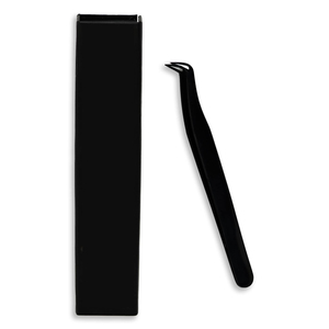 Pinzas de Acero Inoxidable para Extensión de Pestañas, Pinzas Rectas de Alta Precisión para Injerto de Pestañas y Cejas, Herramientas de Maquillaje - Product Image 1