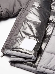 Chaqueta de Invierno para Hombre al por Mayor, Chaqueta Acolchada Cortavientos, Chaquetas Personalizadas con Cierre de Cremallera y Decoración de Botones, Algodón, MOQ Bajo - Product Image 3