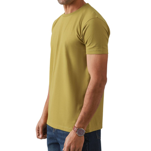 T-shirt en coton ample pour homme, col rond, manches courtes, décontracté, été, mode streetwear, nouveau style 2025 - Product Image 3