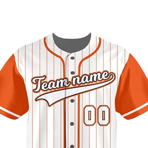 Camiseta de béisbol personalizada con sublimación impresa a la venta, todas las tallas, camiseta de béisbol hecha a medida con logotipo personalizado - Product Image 4