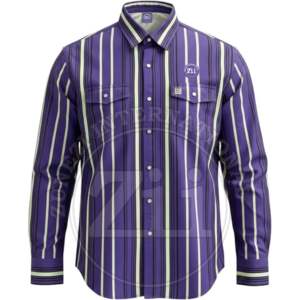Camisa de Trabajo Transpirable de Manga Larga para Hombre, Estilo Occidental con Estampado Azteca, Moda Primavera, Vintage HRC 2 ATPV 8.8, Resistente al Fuego - Product Image 5