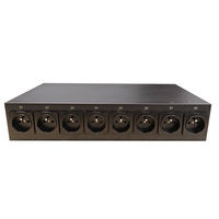 PDU de montage en rack 2U avec contrôle intelligent à distance, transfert de puissance ATS sans interruption, prise standard française 8 sorties 16A 32A, fiche industrielle