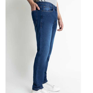 Wholesale Custom Straight Denim 100% Cotton Mens Casual <b>Jeans</b> Vintage Dark Wash Heavyweight Durable <b>Workwear</b> Overalls - Product Image 3