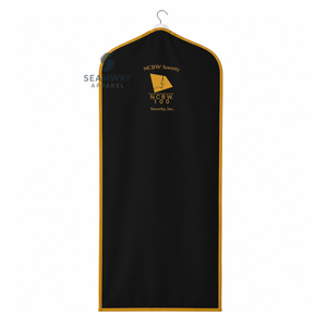NCBW Sorority Women's Dustproof Garment Bag Red <b>Gold</b> Suit Cover Hanging Closet Organizer Travel <b>Clothes</b> Storage Bag - Product Image 1