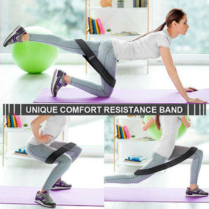 Workout Resistance Hip Bands Elastic Glute Booty Loops for Squat Lunge <b>Leg</b> <b>Exercise</b> Gym Fitness Home Training Lower Body Workout - Product Image 6