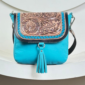 Nouveau sac femmes 2025 sacs à main en cuir repoussé à la main unique épaule à la mode femmes sac à bandoulière en cuir véritable sac à main en gros - Product Image 4