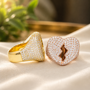 18K Yellow Gold Moissanite with GRA Certificate <b>Ring</b> Brilliant Round Shape Diamond Engagement Party Unisex <b>Ring</b> - Product Image 4