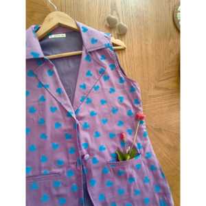 Conjunto de Falda de Sarga Lavender Love para Mujer de The Quince Life, Talla S - Product Image 1