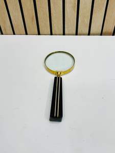 Lupa de Mano de Latón de 2.5'' con Mango Decorativo |   Lupa óptica de cristal vintage (no plegable) - Product Image 5