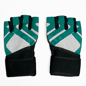 Guantes Deportivos de Medio Dedo con Logotipo Personalizado HANDSCHUHE INDUSTRIES, Transpirables, de PU, para Entrenamiento, Dominadas, Soporte para Muñeca, Guantes de Peso Unisex - Product Image 1